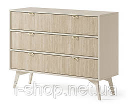 Комод Perfect Home Форест / Forest KSZ106 з 3 шухлядами Беж пісочний/ялиця сканді (PFH-091481), фото 4