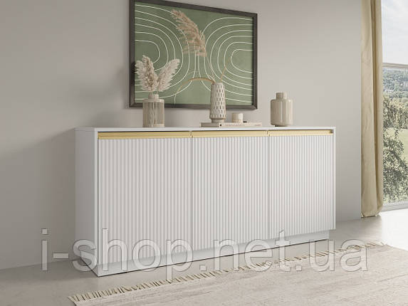 Комод Perfect Home Роял / Royal K154 3-дверний Білий (PFH-091292), фото 1