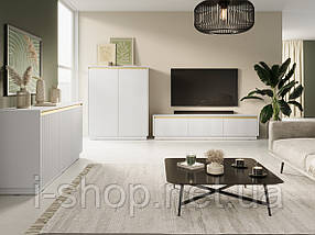 Комод Perfect Home Роял / Royal K154 3-дверний Білий (PFH-091292), фото 5