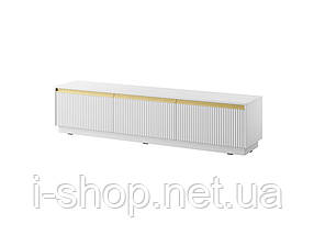 Тумба під ТВ Perfect Home Роял / Royal RTV180 3-дверна Білий (PFH-091294), фото 4