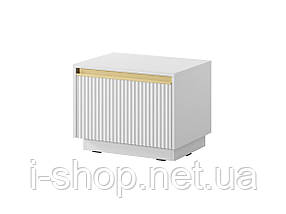 Тумба приліжкова Perfect Home Роял / Royal S54 з 1 шухлядою Білий (PFH-091297), фото 4