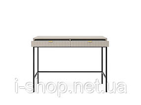 Стіл туалетний Perfect Home Нова / Nova з 2 шухлядами та чорними ніжками T104 Кашемір (PFH-091270), фото 2