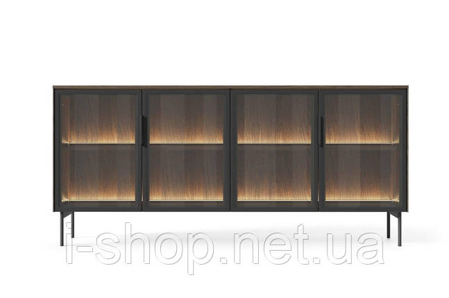 Комод з підсвіткою Perfect Home Лумі / Lumi 4D/181 4-дверний Дуб дунін (PFH-091383), фото 1