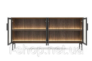 Комод з підсвіткою Perfect Home Лумі / Lumi 4D/181 4-дверний Дуб дунін (PFH-091383), фото 2