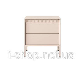 Тумба приліжкова Perfect Home Сенсо / Senso 2S/53 з 2 шухлядами Беж (PFH-092035), фото 4