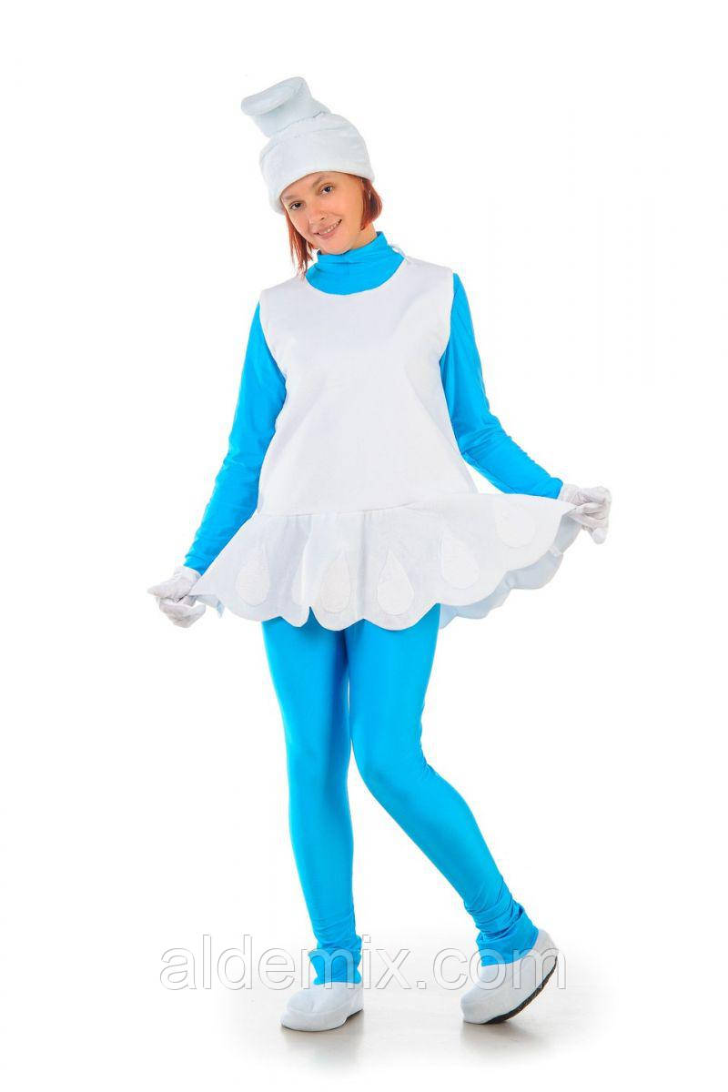 Смурфетта дорослий карнавальний костюм. Карнавальний костюм для аніматорів Смурфетта