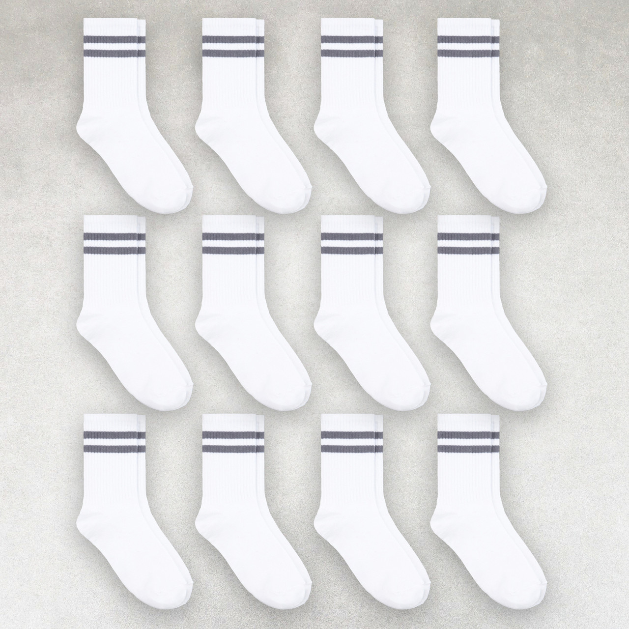 Шкарпетки жіночі 12 пар «Базові лінії» з високою резинкою бавовна преміум сегмент розмір 35-38 арт. 71Н.12, фото 1