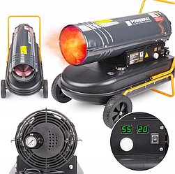 Теплова гармата дизельна на колесах з термостатом Powermat 40кВт (Польща)