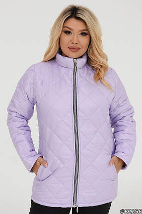 Демісезонна жіноча куртка великого розміру Розміри: 50-52, 54-56, 58-60, 62-64, фото 1
