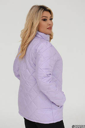 Демісезонна жіноча куртка великого розміру Розміри: 50-52, 54-56, 58-60, 62-64, фото 2