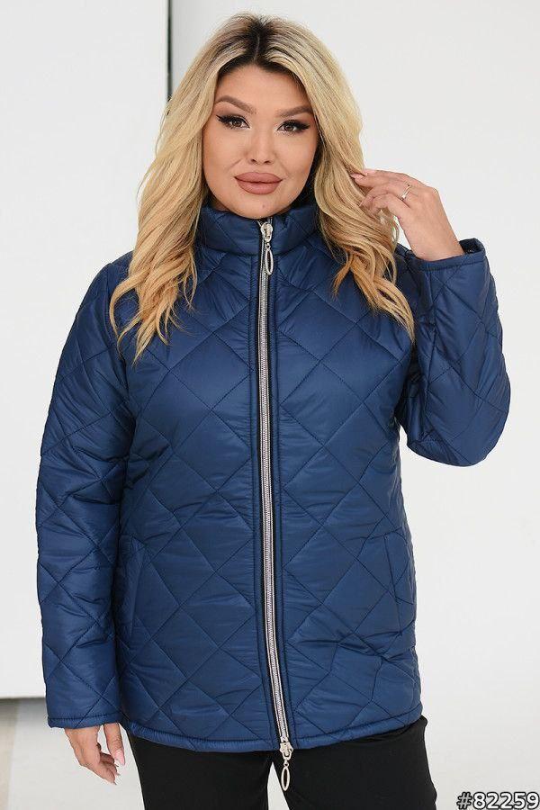 Демісезонна жіноча куртка великого розміру Розміри: 50-52, 54-56, 58-60, 62-64