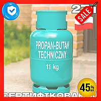F1 Балон газовий Vitkovice maximal pro Milmet 27 л 11 кг пропан-бутан для побутового використання резе Fenix/25