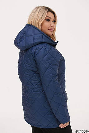 Демісезонна жіноча куртка великого розміру Розміри: 50-52, 54-56, 58-60, 62-64, фото 2