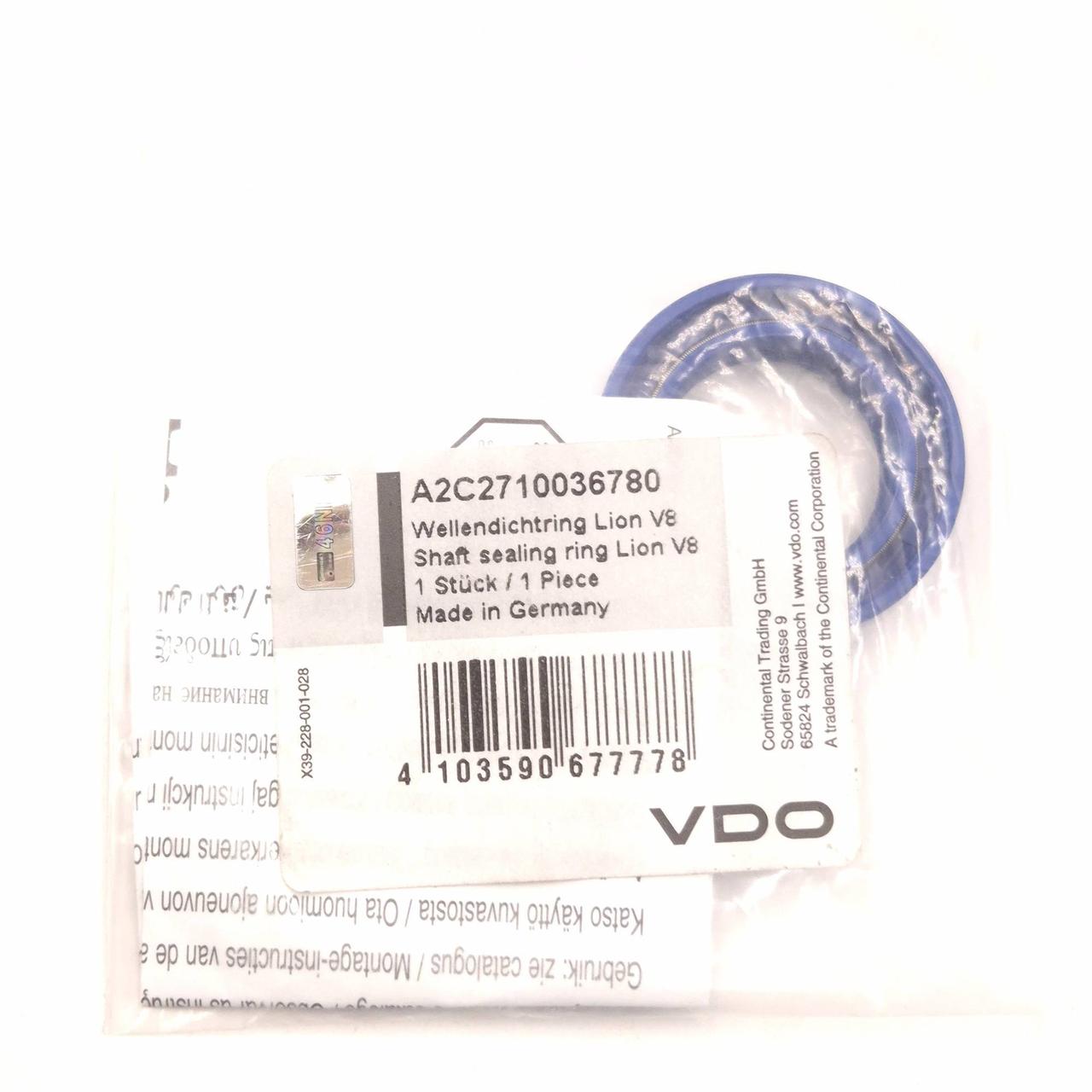 SIEMENS VDO CONTINENTAL Сальник вала Lion V8 A2C2710036780, фото 1
