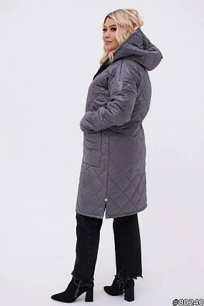 Демісезонна жіноча куртка великого розміру Розміри: 48-50, 52-54, 56-58, 60-62, 64-66, фото 3