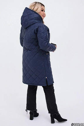 Демісезонна жіноча куртка великого розміру Розміри: 48-50, 52-54, 56-58, 60-62, 64-66, фото 3