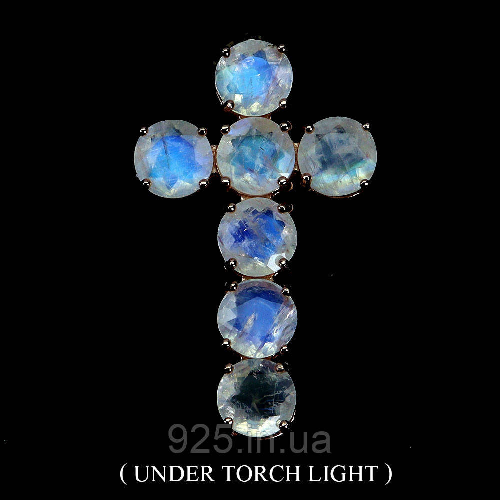 Підвіска. Натуральний місячний камінь. Срібло 925., фото 1