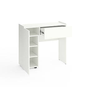 Трюмо Metkas Home B029L  900х350х820 ЛДСП Білий Сніг