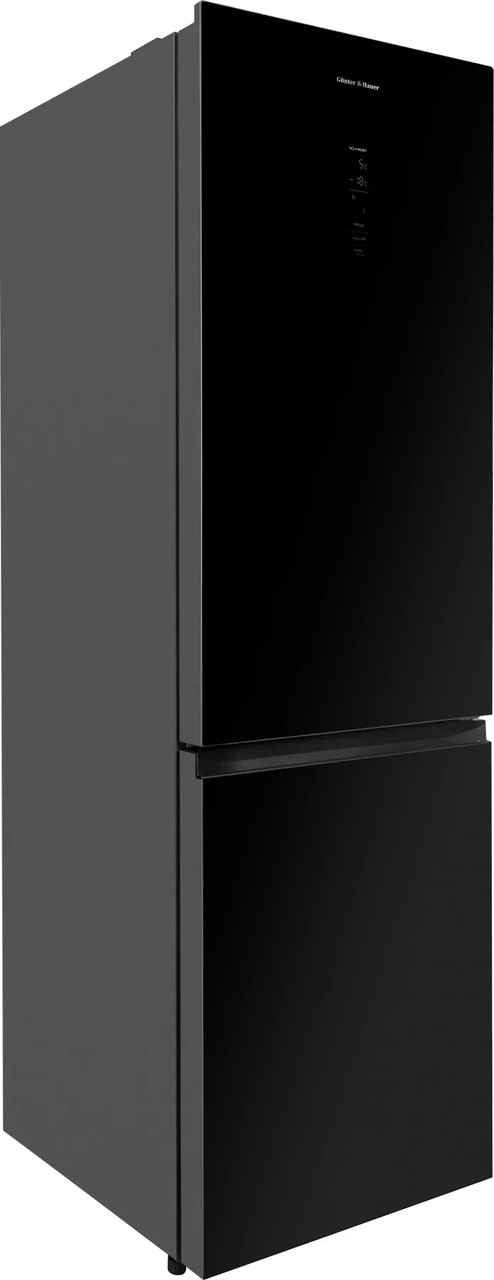 Скляний холодильник Gunter & Hauer FN 342 IDBG — тихий, енергоефективний, фото 1