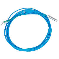 Термістор Mellow ATC Semitec 104GT-2, 100 кОм, Капсула сталева D2.9mm L15mm, Дроти 1м (5060810036)