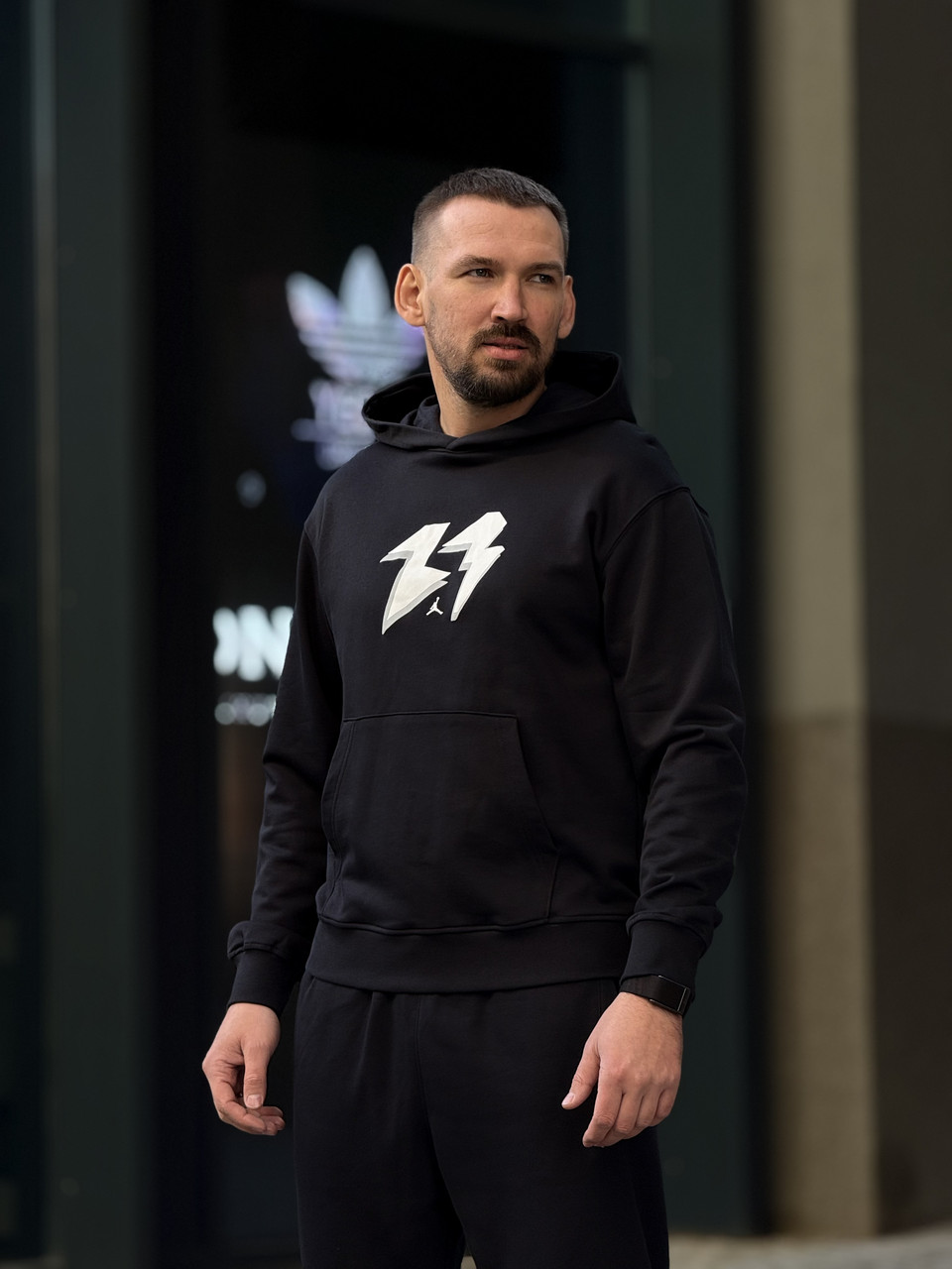 Худи мужское Air Jordan Flight Mvp MenS Fleece Pullover Hoodie Black / FB7021-010, фото 1