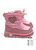 Дитячі зимові черевики для дівчинки Apawwa LED 22-27р, фото 4