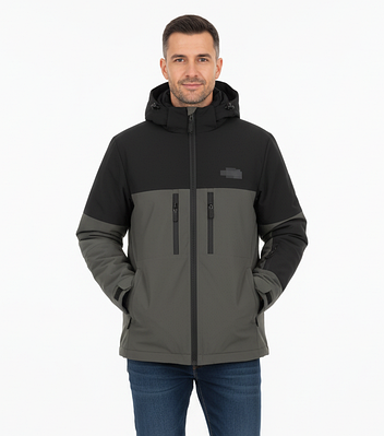 Куртка чоловіча зимова сіра (24118)