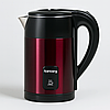 Електричний чайник Rainberg, 2200 Вт, 1.8 л, потужний чайник із неіржавкої сталі RB-2300 червоний, фото 2