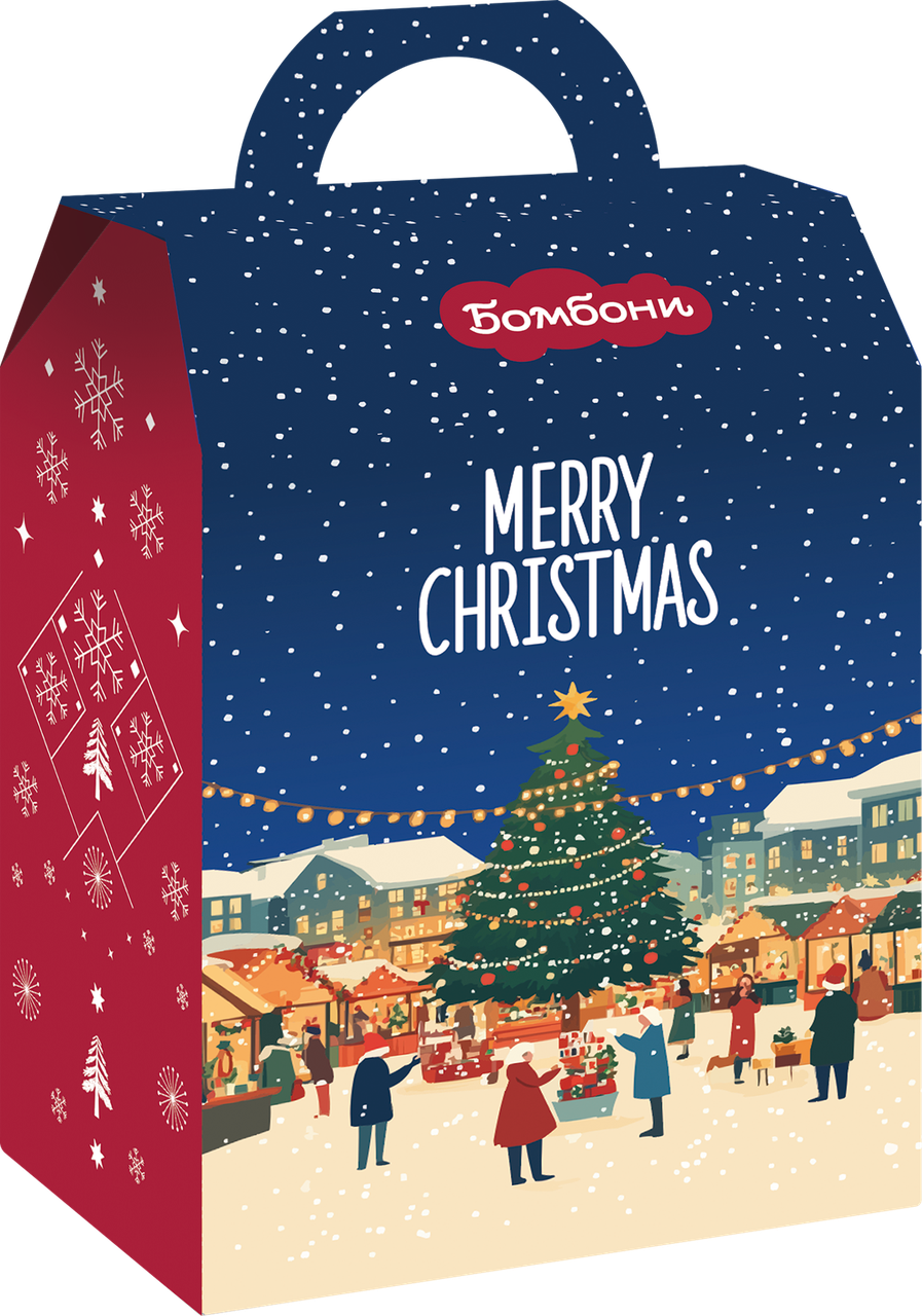 Новорічний подарунок Мerry Christmas 315г ТМ Бомбони, фото 1