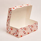 Картонне пакування для тортів і кондитерських виробів 295х195х100, фото 3