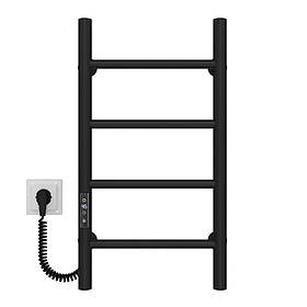 Рушникосушарка електрична Deffi Оріон, 400х600, лівий, 80 Вт, чорний