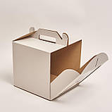 Коробки для тортів із віконцем 200х200х200, фото 3