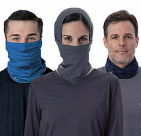 Баф-горловик багатофункціональна пов'язка Arctic Cool сірий