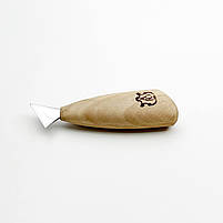 Ніж-флажок прорізний 25мм АЮ-STRYI Profi для геометричного і гуцульського різьблення по дереву, арт. 390025, фото 3