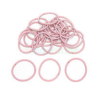 Резинка для волосся товста 4 мм, ПУДРОВА, 5.5 см, 1 шт