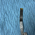 Трикотаж «Хвиля», блакитна смужка, фото 5