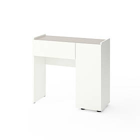 Трюмо Metkas Home B029R  900х350х820 ЛДСП Білий Сніг і Кашемір