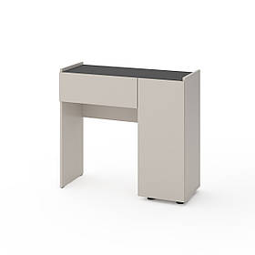 Трюмо Metkas Home B029R  900х350х820 ЛДСП Кашемір і Антрацит