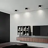 Точковий світильник накладний ETRON Axis 1-EFP-2226 GX53 15W Чорний, фото 2