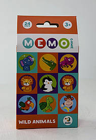 Настільна гра Мемо Дикі тварини (301238) DoDo