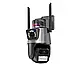 IP-камера відеоспостереження бездротова WiFi подвійна Smart P11 ICSEE 3MP+3MP вулична Jw, фото 6