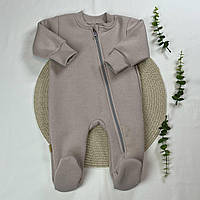 Человечек для новорожденной девочки или мальчика,размер 56,на флисе