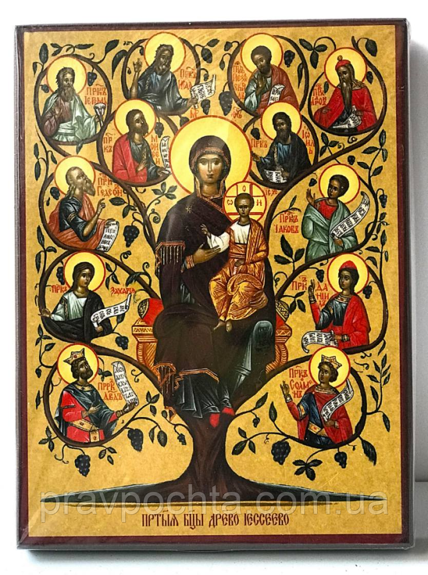 «Дерево Єссеєве» ікона Божої Матері, фото 1