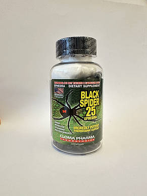 Жироспалювач Cloma Pharma Black Spider 100 caps, фото 1