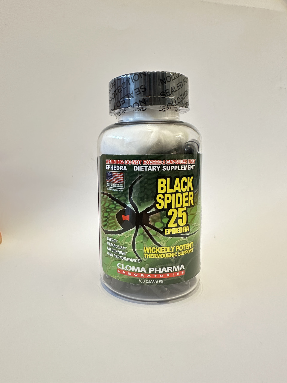 Жироспалювач Cloma Pharma Black Spider 100 caps