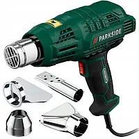 Будівельний Фен Parkside PHLG 2000 F5, 2 режими температури з 4 насадками