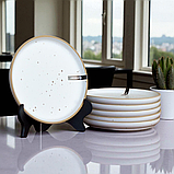 Сервіз із керамічного посуду Ardesto Midori, білий 26 предметів (тех. пакування), фото 3