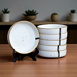 Сервіз із керамічного посуду Ardesto Midori, білий 26 предметів (тех. пакування), фото 4