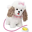 Плюшева собачка пудель іграшка на пульті повідку для дівчинки Інтерактивний улюбленець ходить гавкає виляє слухається, фото 3