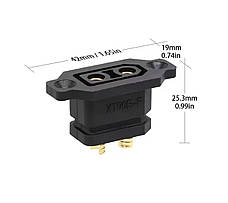 XT90E Female AMASS роз'єм силовий мама (XT90E-F), фото 5